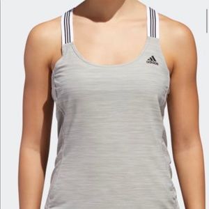 Adidas workout top “X” blackstrap //L//